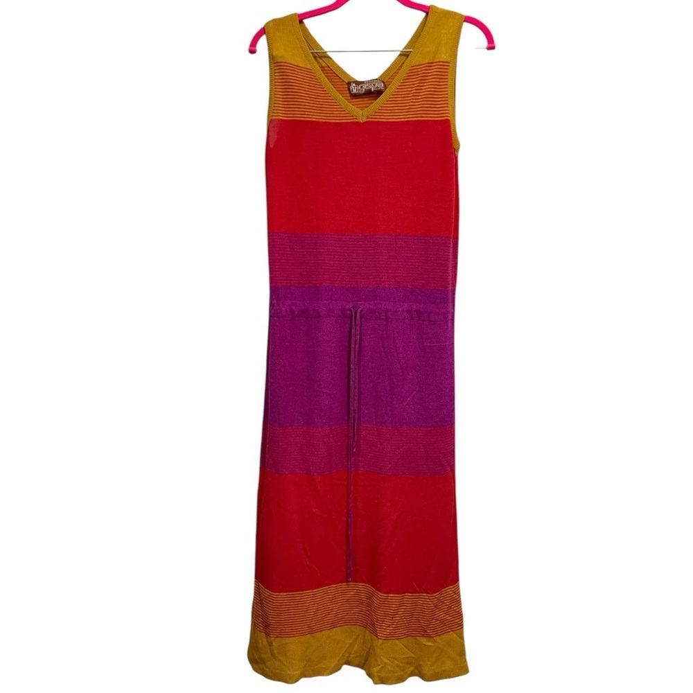 Gispa Vintage Knit Midi Sleeveless‎ Dress Size XS